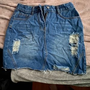 Jean skirt